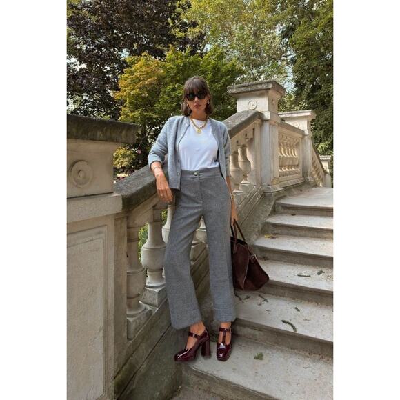 [SOLD] La Maille Sezane Eddy Jacket in Middle Grey Size M NWT✨ - Picture 6 of 13